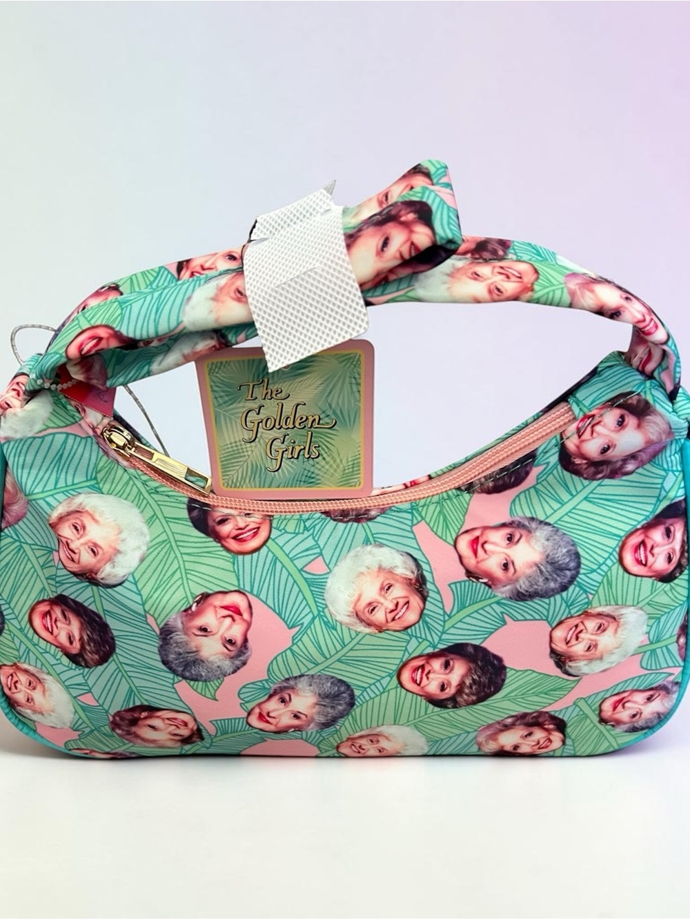 The Golden Girls Mini Shoulder Bag in Pink & Mint